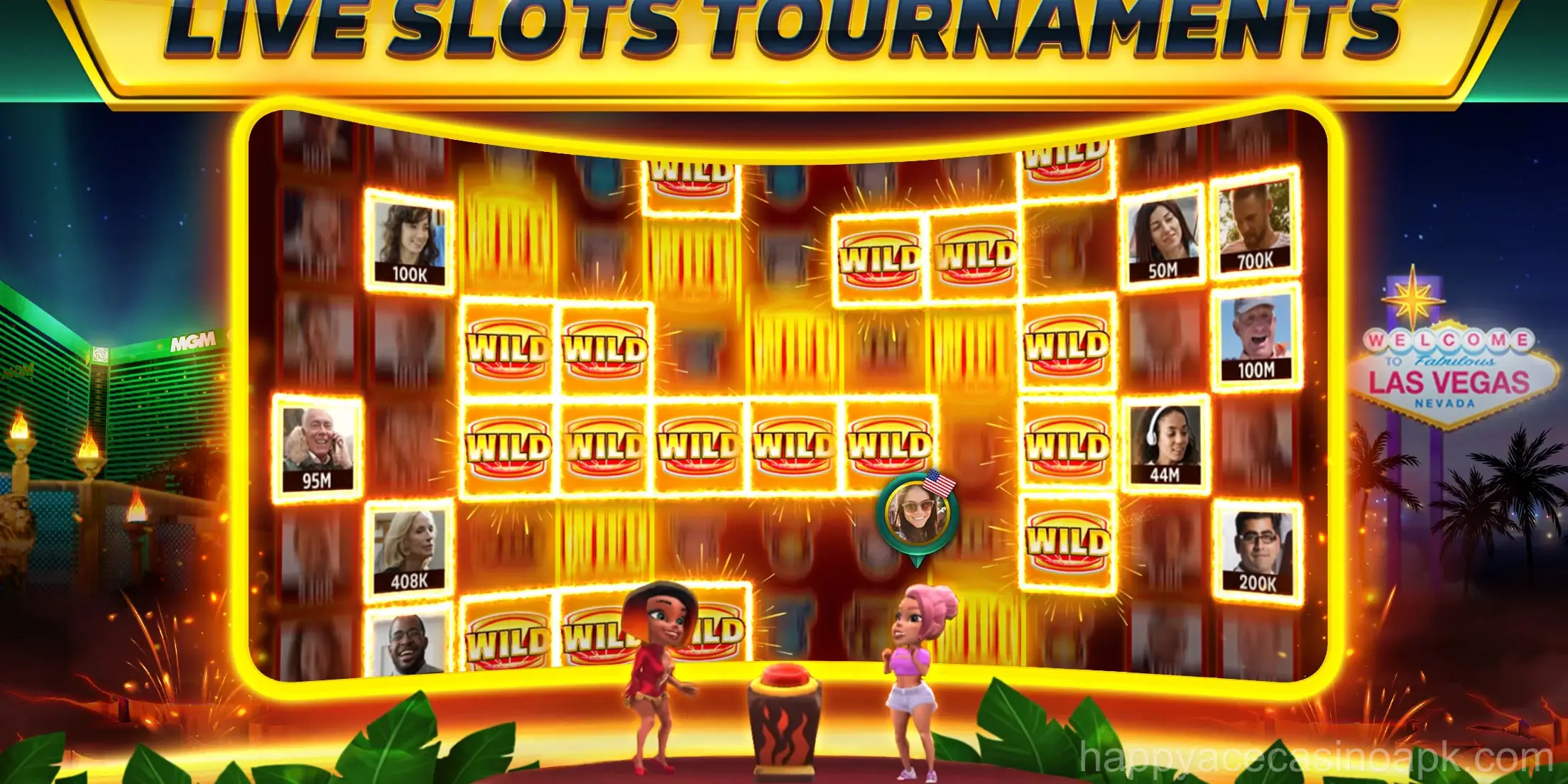 Happy Ace Casino App Interface